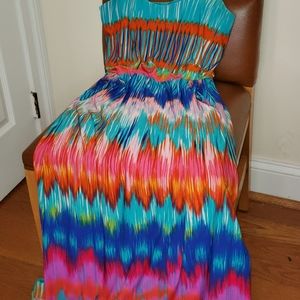 Colorful maxi dress